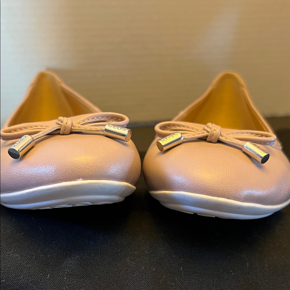 Sz 8 Geox D Charlene leather ballet flats in pink - Picture 12 of 12